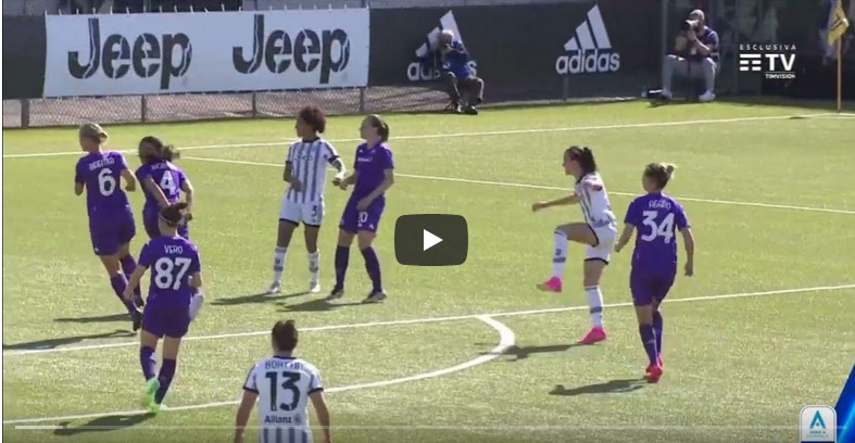 Fiorentina Femminile: rimonta subita dalla Juventus dopo essere stata in vantaggio 3-0