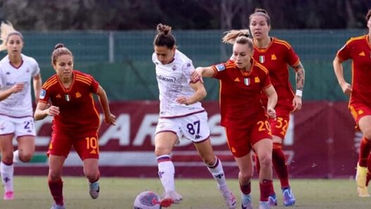 Fiorentina Femminile sconfitta dalla capolista Roma per 2-1