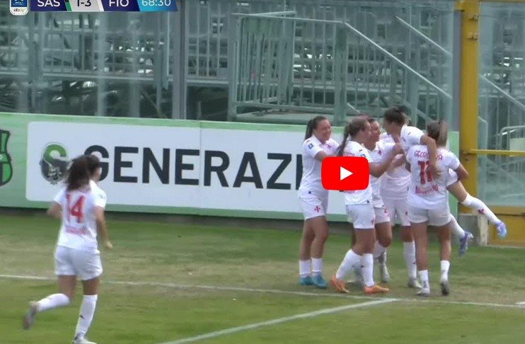 La Fiorentina Femminile conquista la vetta della classifica dopo il successo sul Sassuolo