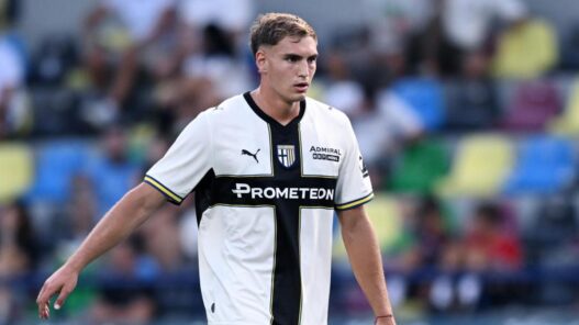 Mateo Pellegrino, obiettivo viola, titolare per 70 minuti nel Parma