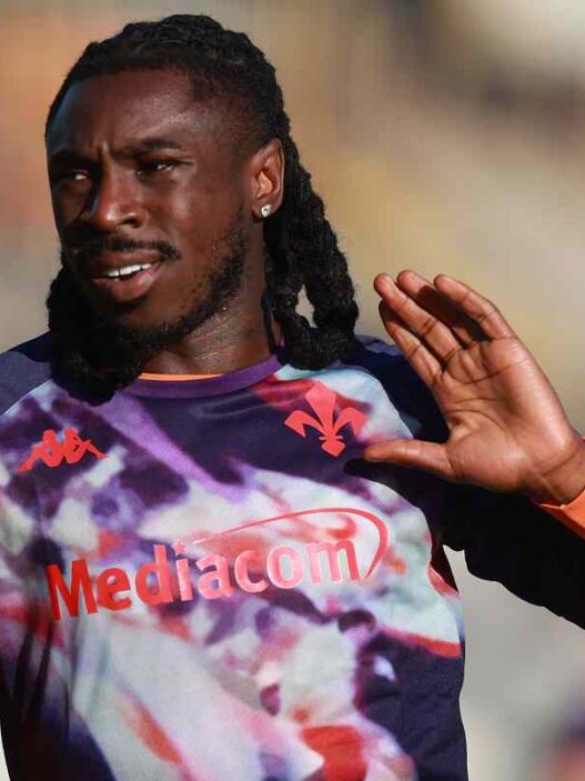 Moise Kean si allena al Viola Park: futuro in bilico tra Como e Firenze