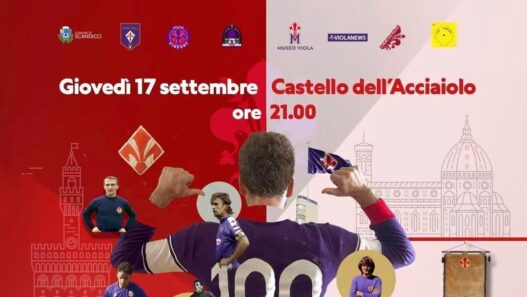 Fiorentina: 100 anni di passione raccontati al Castello dell’Acciaiolo