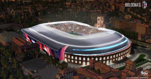 Nuovo stadio a Bologna: 300 milioni per l'impianto polifunzionale