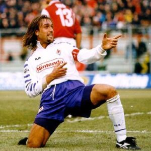 28 anni fa la tripletta di Batistuta a San Siro: Milan-Fiorentina 1-3