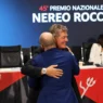Commisso e Antognoni, un abbraccio che sa di tregua al Premio Rocco