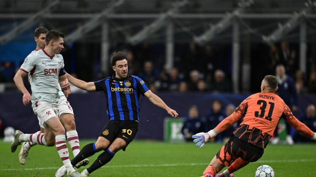 Inter batte Shakhtar 1-0 in Champions League