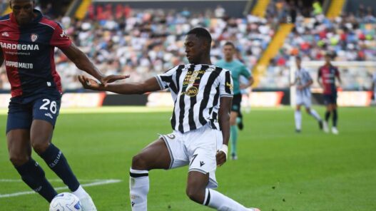 Udinese, stop per Gueye: operato alla caviglia, tre mesi di assenza