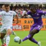 Njie protagonista, gol e abbracci per lui alla Fiorentina