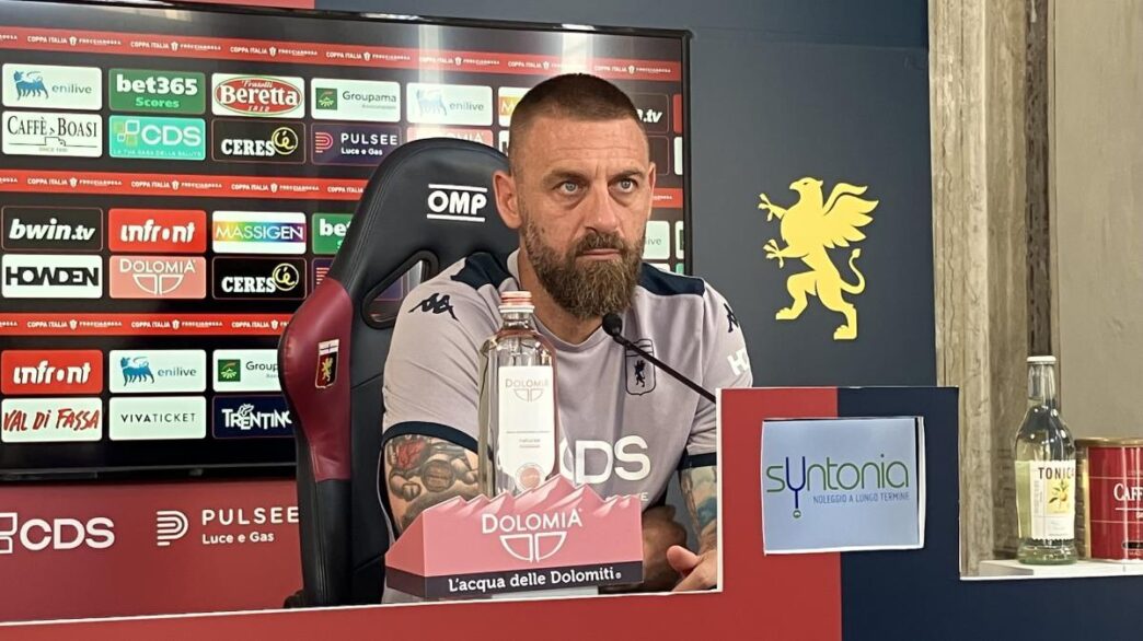 Genoa, De Rossi: "Vittoria con la Fiorentina dà fiducia"