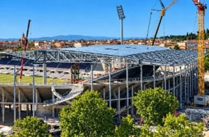 Stadio Franchi: copertura Fiesole completata, via ai piloni