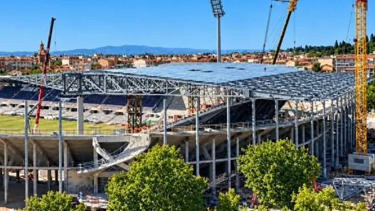 Stadio Franchi: copertura Fiesole completata, via ai piloni