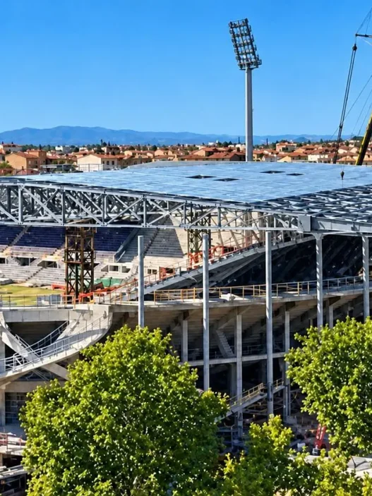 Stadio Franchi: copertura Fiesole completata, via ai piloni