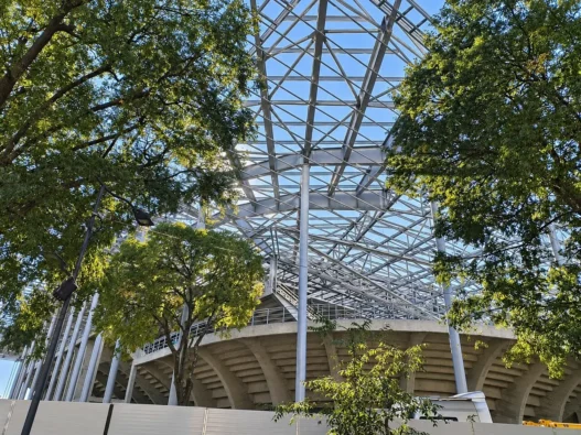 Stadio Franchi: avanzano i lavori di copertura e illuminazione