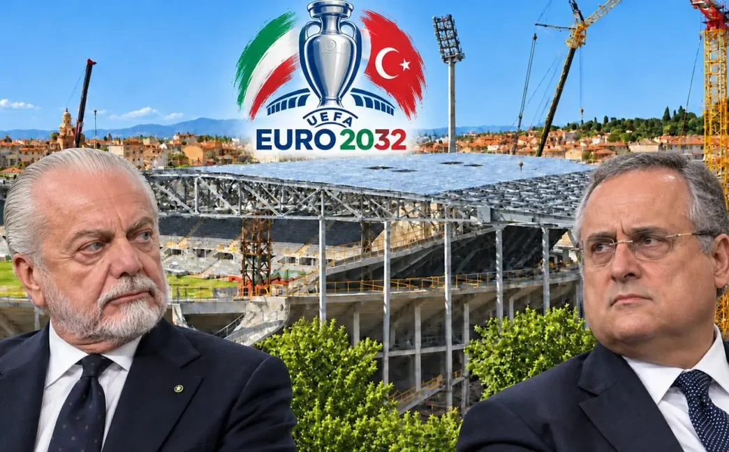 Euro 2032: De Laurentiis e Lotito sconfitti, Firenze in corsa con altri stadi