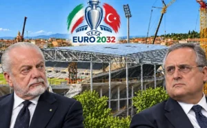 Euro 2032: De Laurentiis e Lotito sconfitti, Firenze in corsa con altri stadi